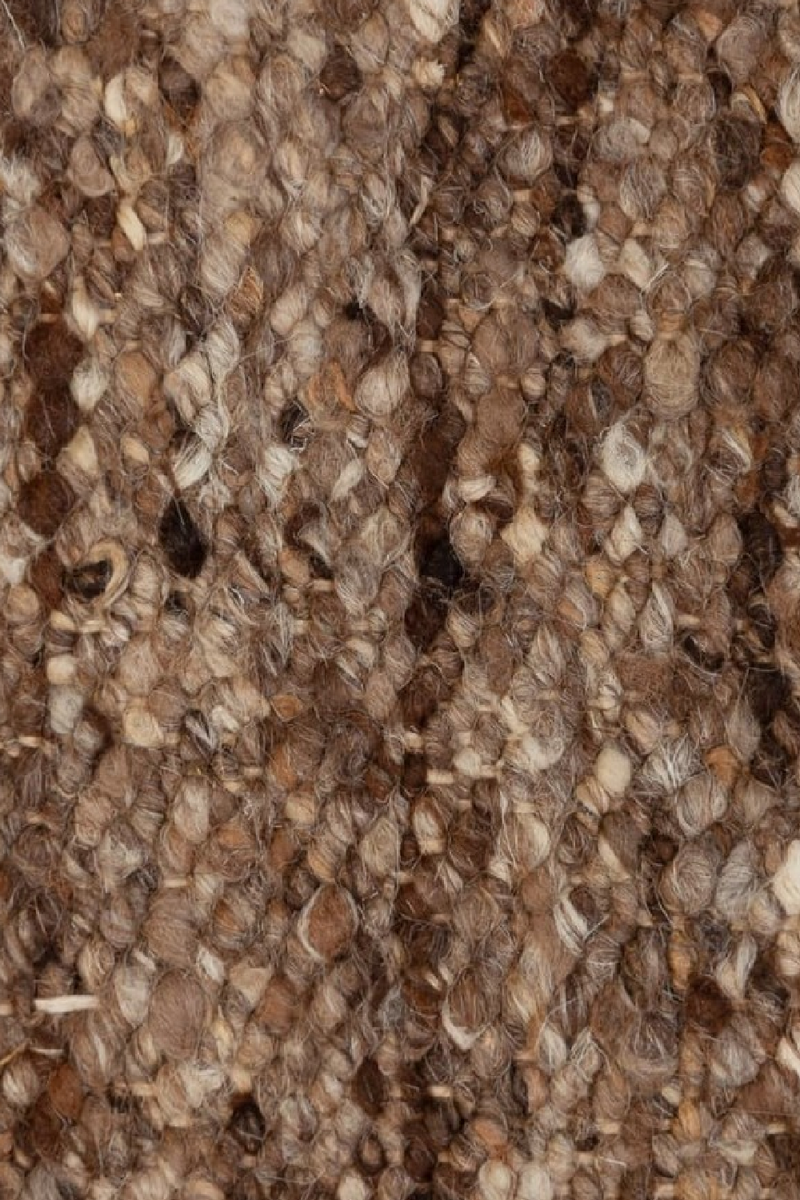 Brown Wool Area Rug | Dareels Ujan | Woodfurniture.com