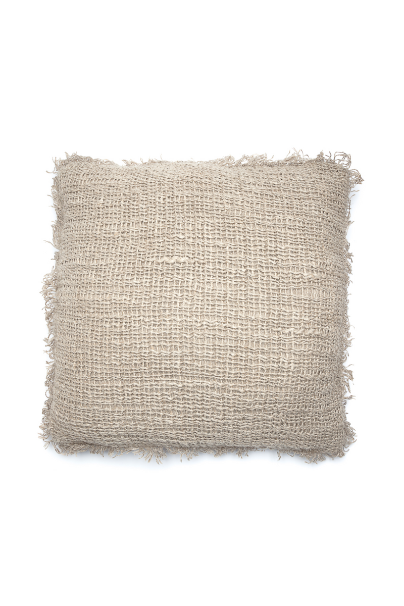 Natural Woven Linen Cushion Cover | Dareels Wrinkles HNF 60 | Woodfurniture.com