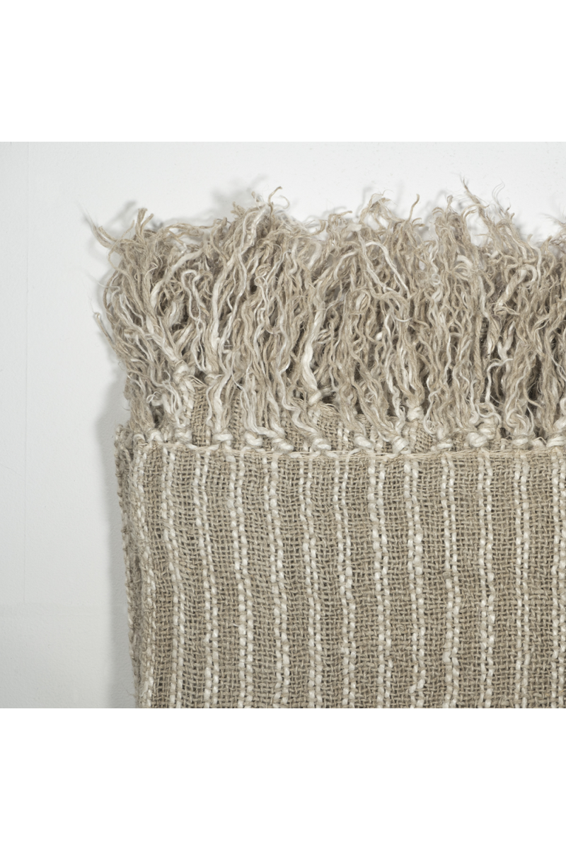 Linen Weave Fringed Plaid | Dareels Kochi | Woodfurniture.com