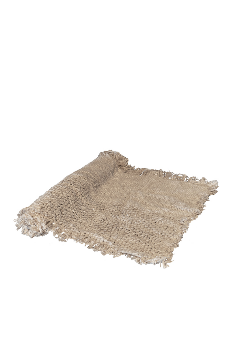 Loose Weave Linen Table Runner | Dareels Agra | Woodfurniture.com