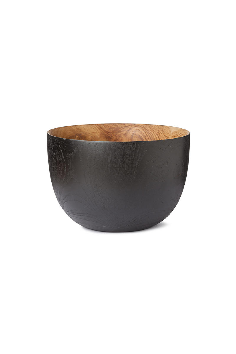 Black Teak Root Bowl | Dareels Burned | Woodfurniture.com