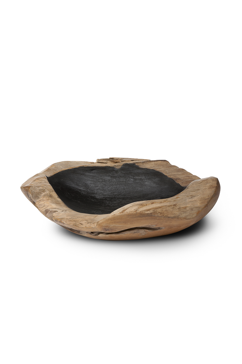 Teak Root Abstract Decorative Bowl | Dareels Nero | Woodfurniture.com