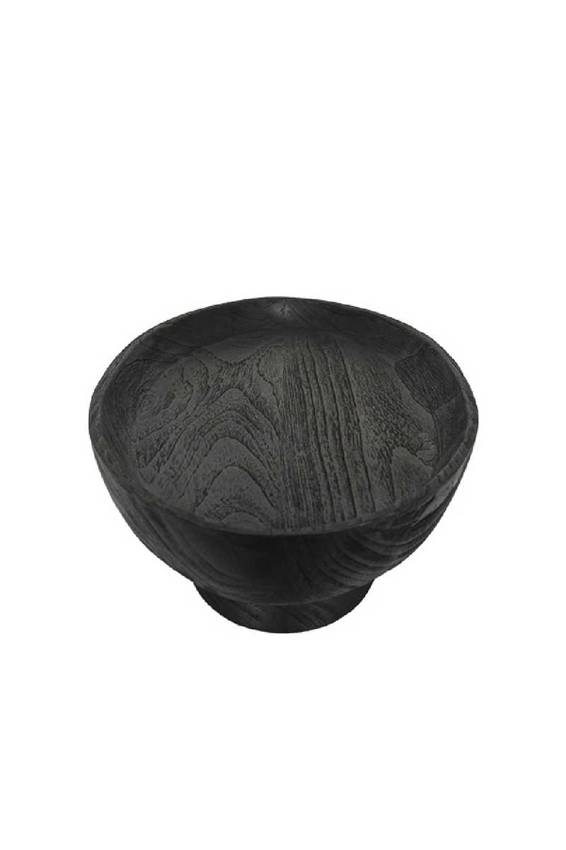 Black Teak Tray Fruit Bowl | Dareels Buah | Woodfurniture.com