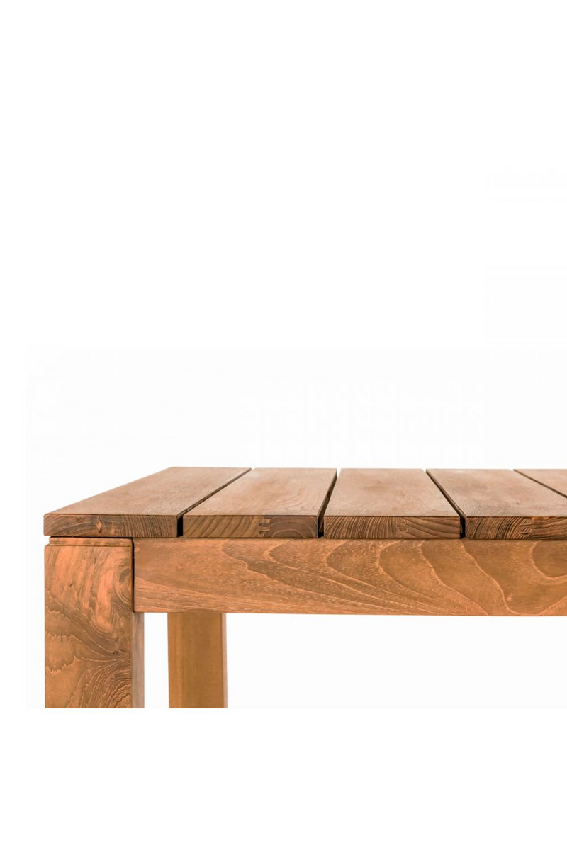 Solid Teak Rectangular Outdoor Table | Dareels Genesis | Woodfurniture.com