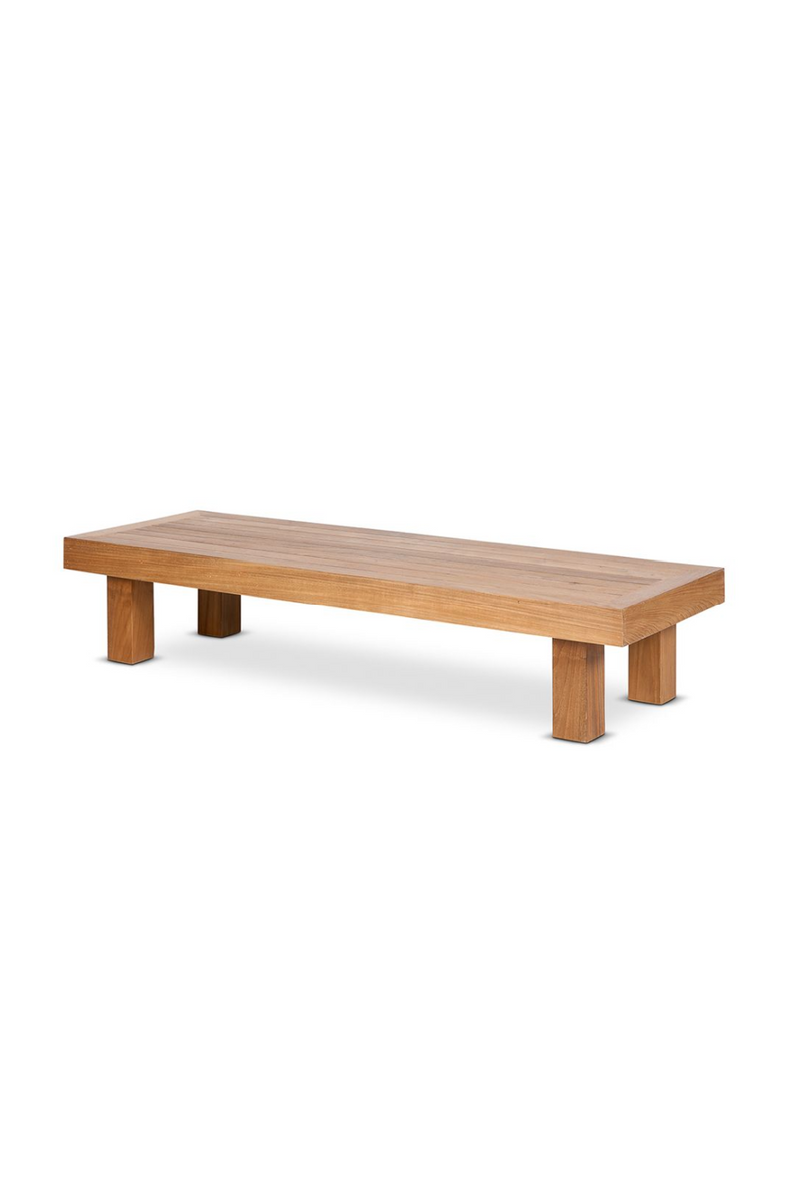 Rectangular Teak Outdoor Coffee Table | Dareels Strauss | Woodfurniture.com