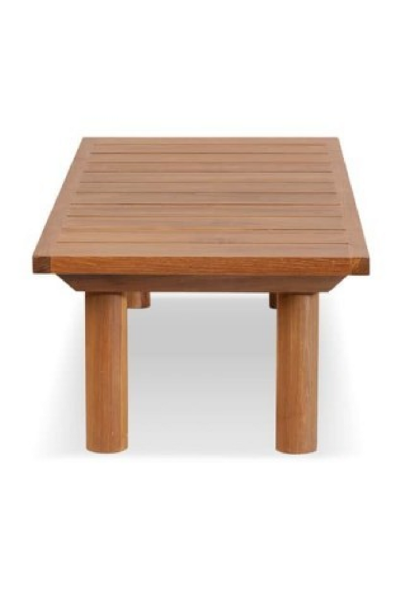 Slatted Teak Outdoor Coffee Table | Dareels Toprak | Woodfurniture.com