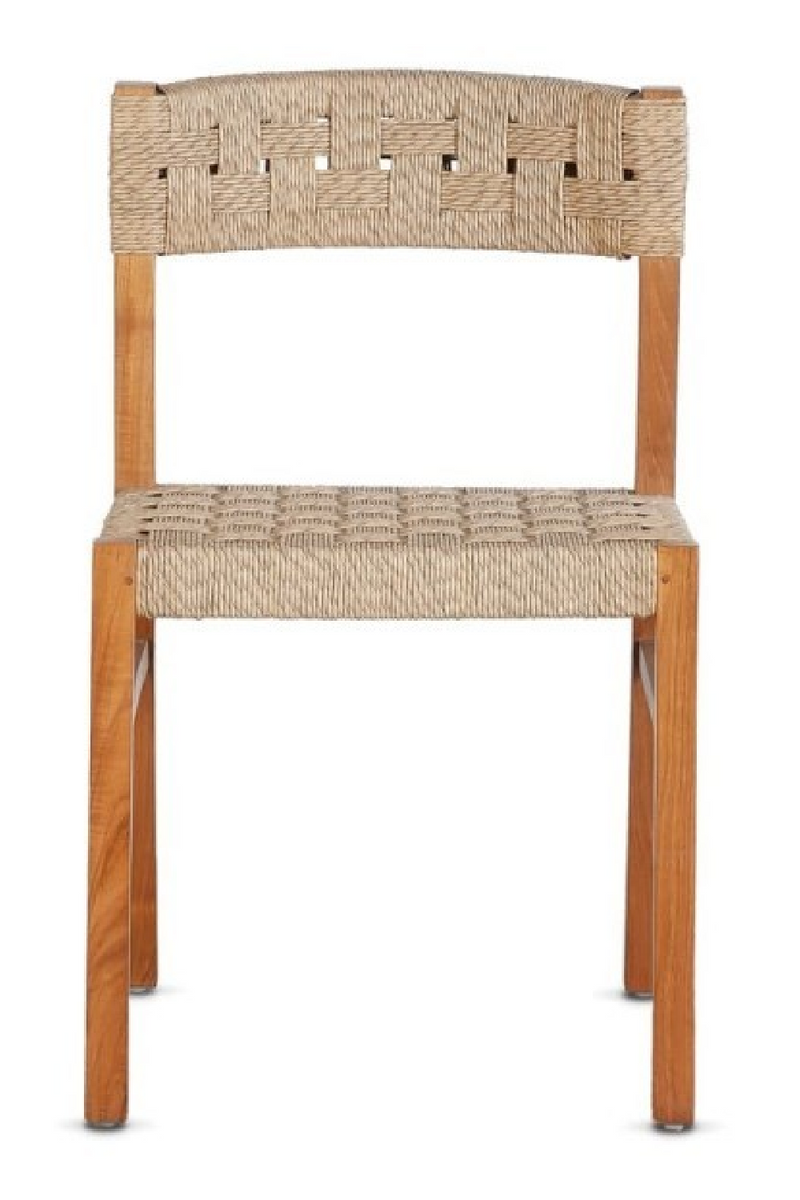 Braided Cord Outdoor Dining Chair | Dareels Cora | Woodfurniture.com