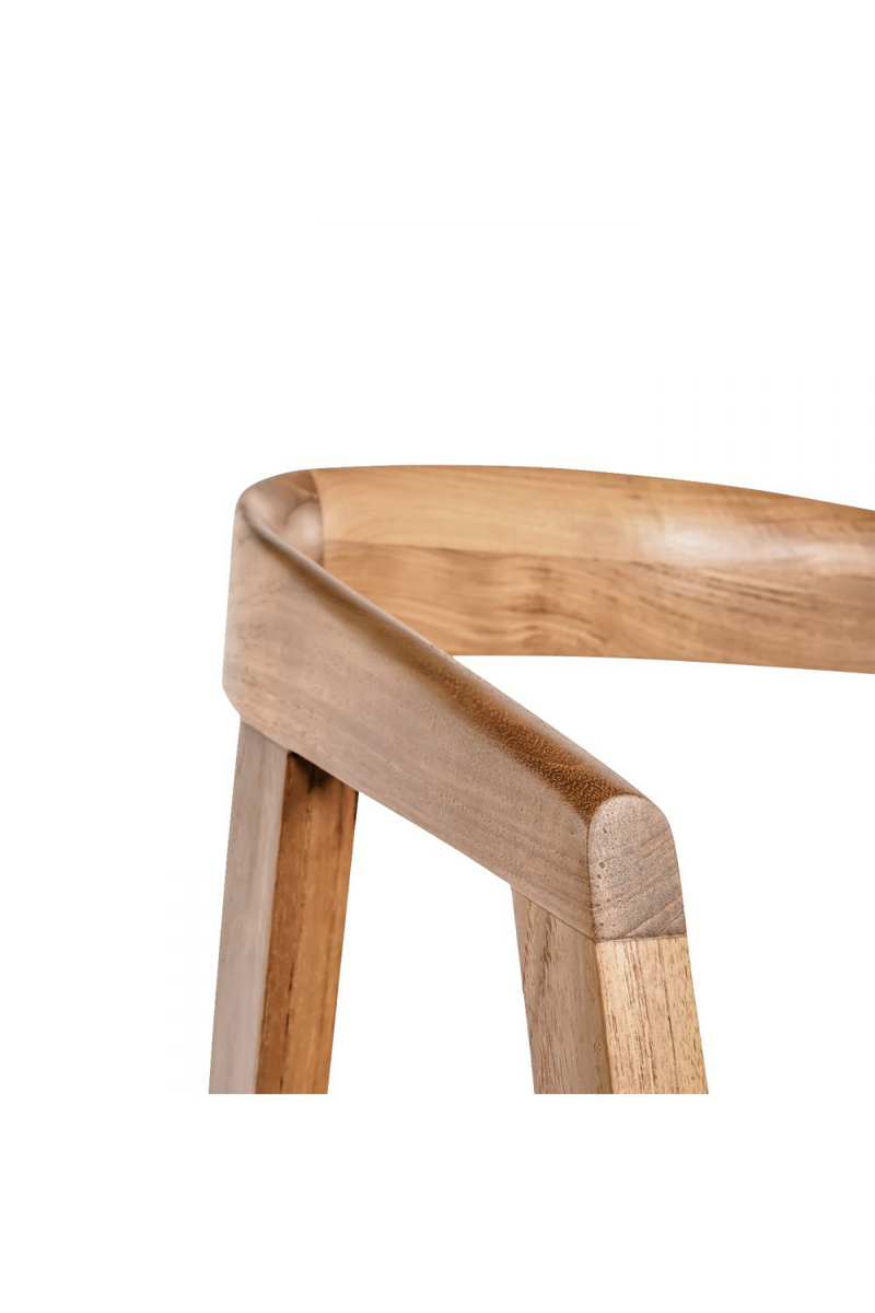 Curved Teak Outdoor Chair | Dareels Arc │ Woodfurniture.com