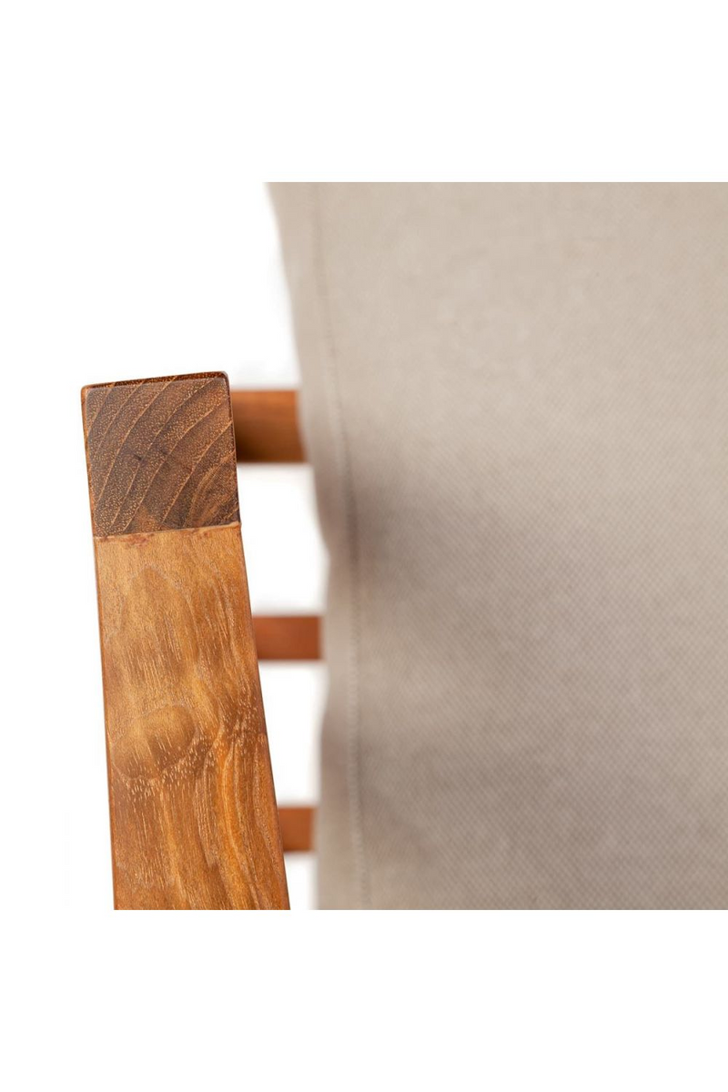 Cushioned Teak Outdoor Armchair | Dareels Strauss | Woodfurniture.com