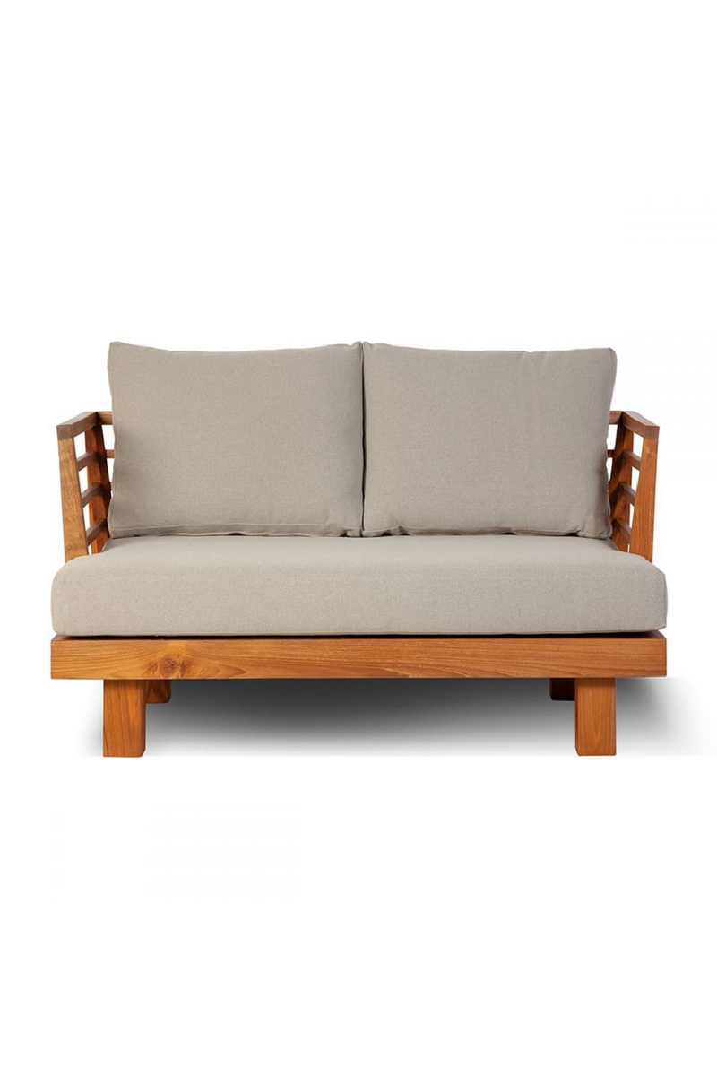 Cushioned Teak Outdoor Sofa | Dareels Strauss | Woodfurniture.com