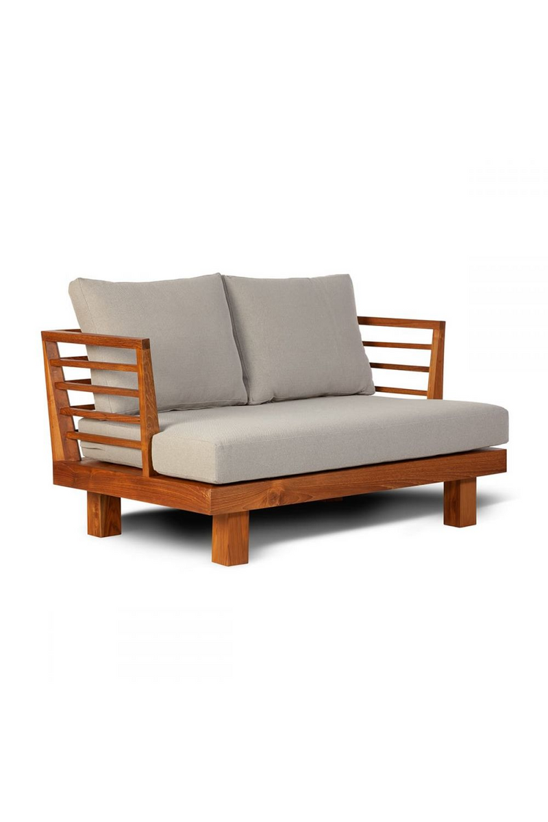 Cushioned Teak Outdoor Sofa | Dareels Strauss | Woodfurniture.com