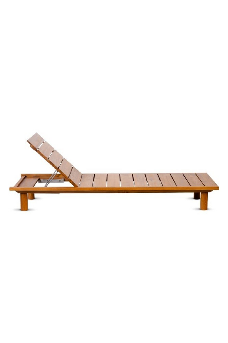 Slatted Teak Sunbed | Dareels Toprak | Woodfurniture.com