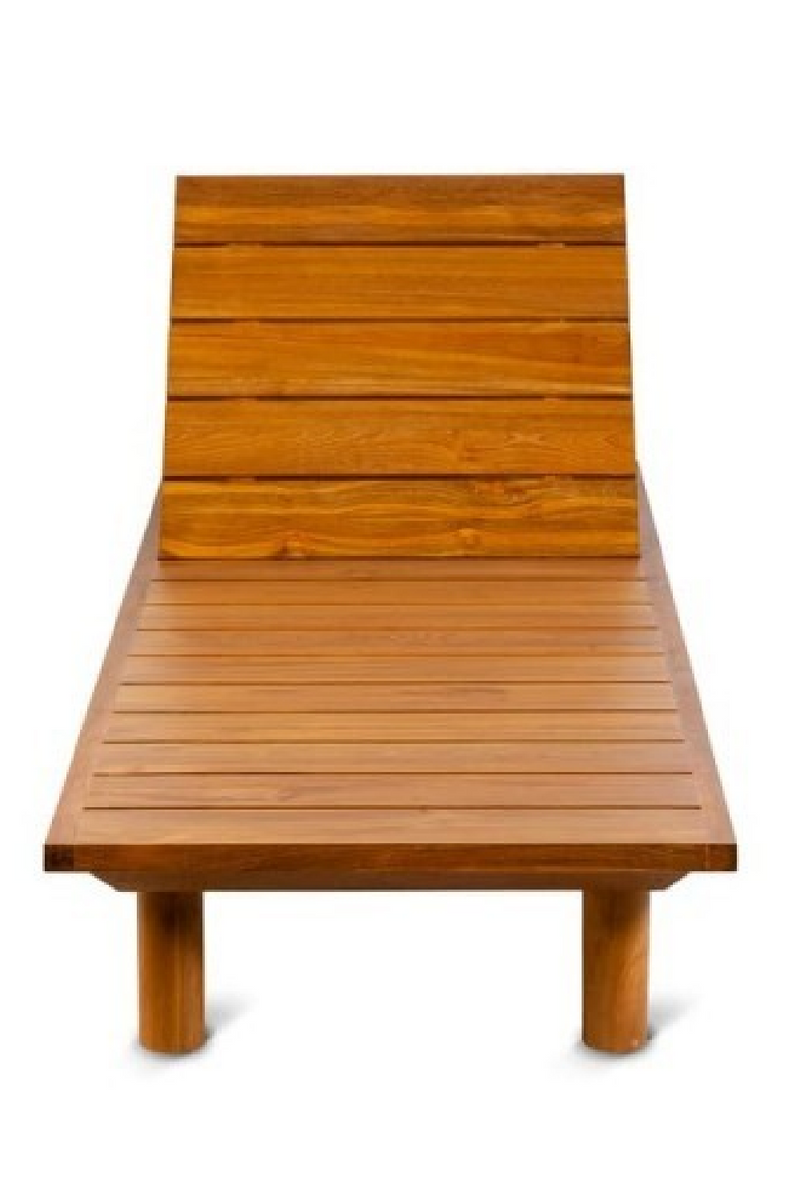 Slatted Teak Sunbed | Dareels Toprak | Woodfurniture.com