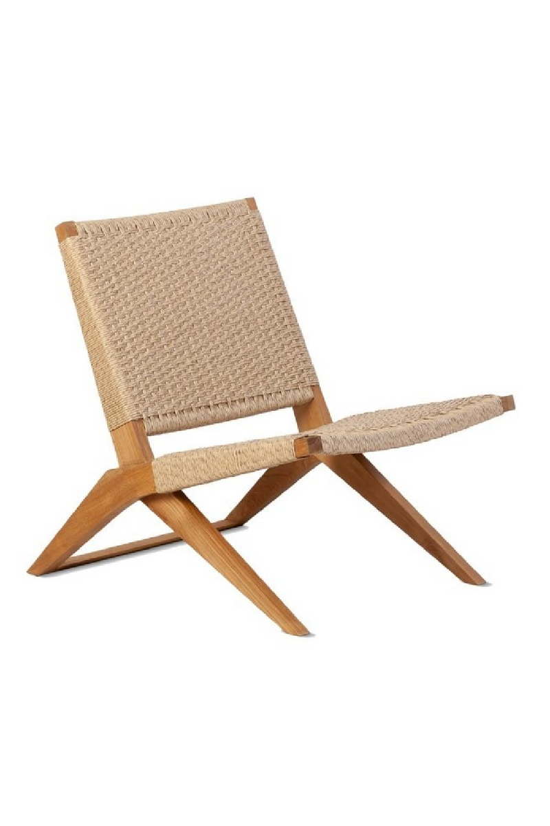 Weave Cord Outdoor Lounge Chair | Dareels Lawit | Woodfurniture.com