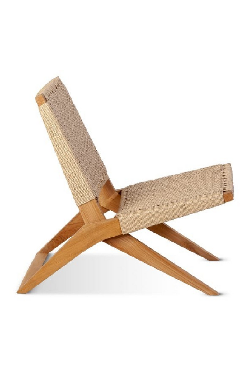 Weave Cord Outdoor Lounge Chair | Dareels Lawit | Woodfurniture.com