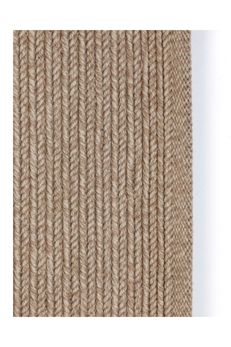 Beige Braided Yarn Outdoor Rug | Dareels Gingi | Woodfurniture.com