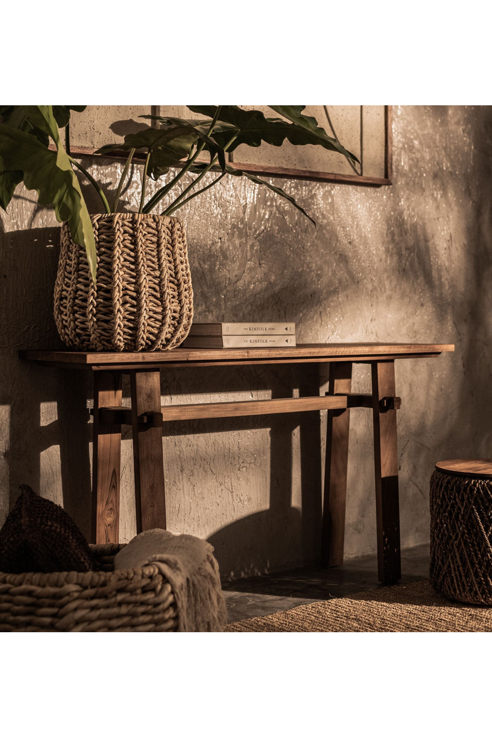 Rectangular Teak Wood Side Table | dBodhi Artisan | Woodfurniture.com