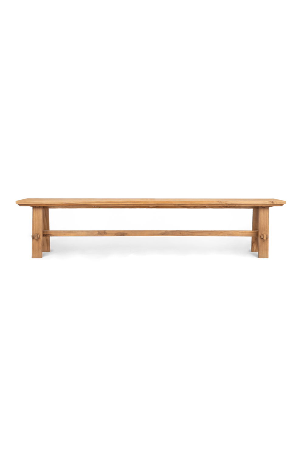 Natural Teak Wood Side Bench | dBodhi Artisan | Woodfurniture.com