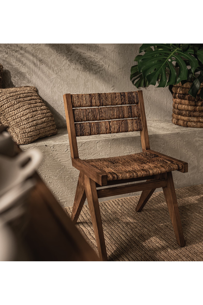 Wood Framed Abaca Dining Chair | dBodhi Brawny | Woodfurniture.com