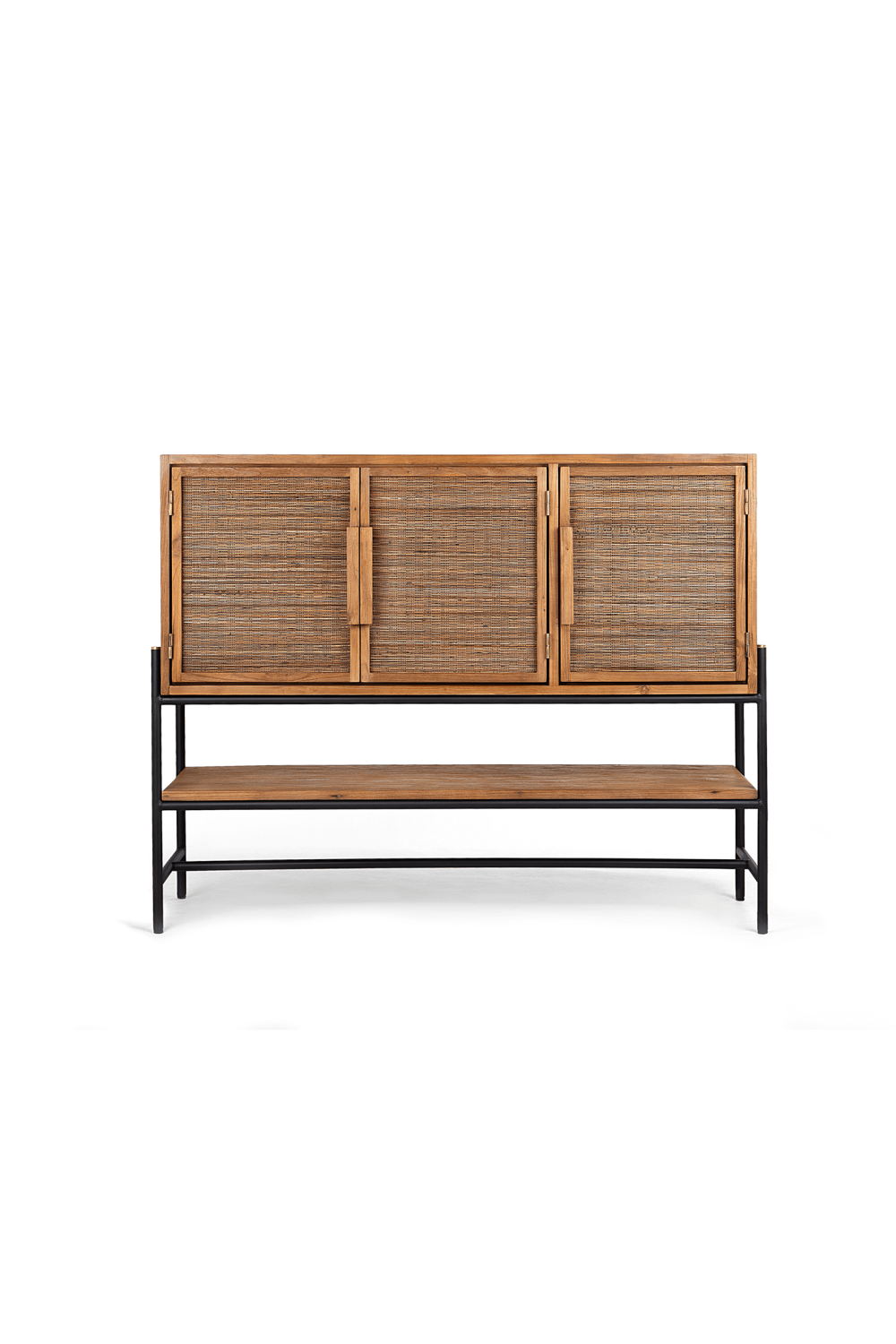 Handwoven Palm Leaves 3-Door Dresser | dBodhi Coco | woodfurniture.com