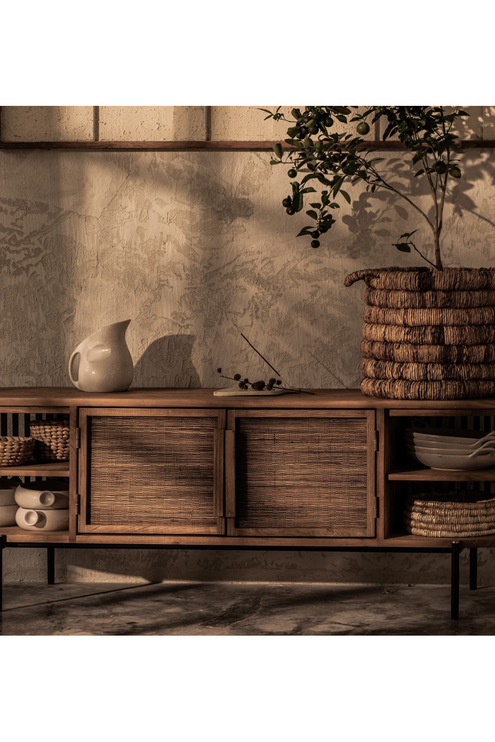 Coconut Leaf And Teak Dresser | dBodhi Coco | woodfurniture.com