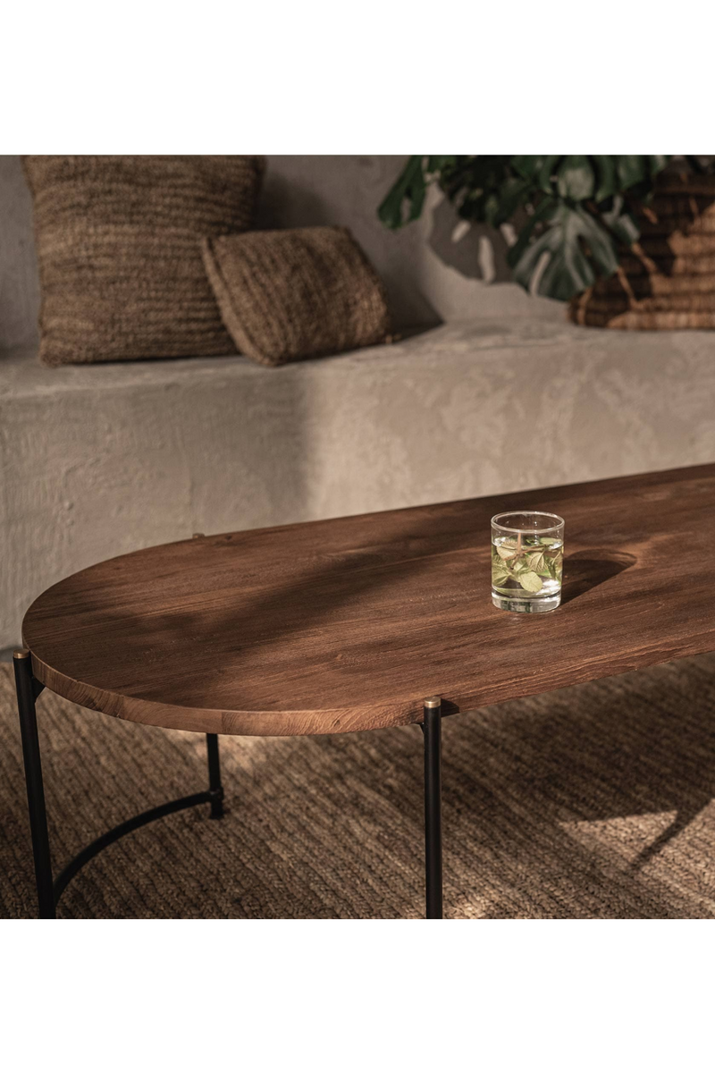 Oval Wooden Coffee Table | dBodhi Coco | Woodfurniture.com