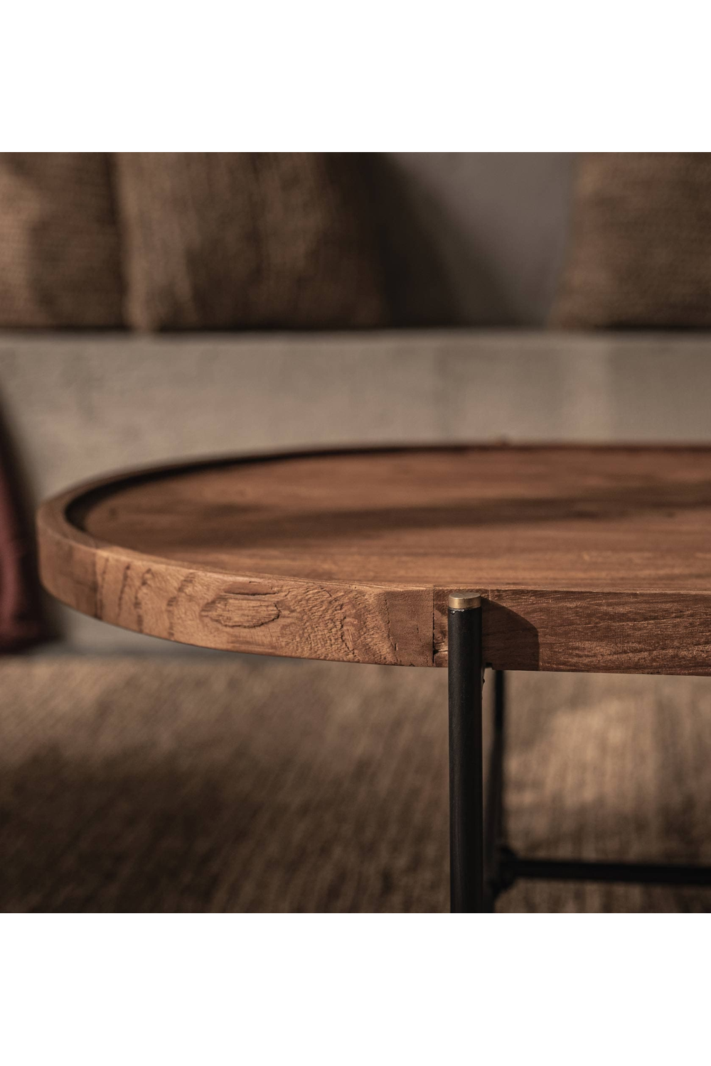 Oval Teak Wood Coffee Table | dBodhi Coco | woodfurniture.com