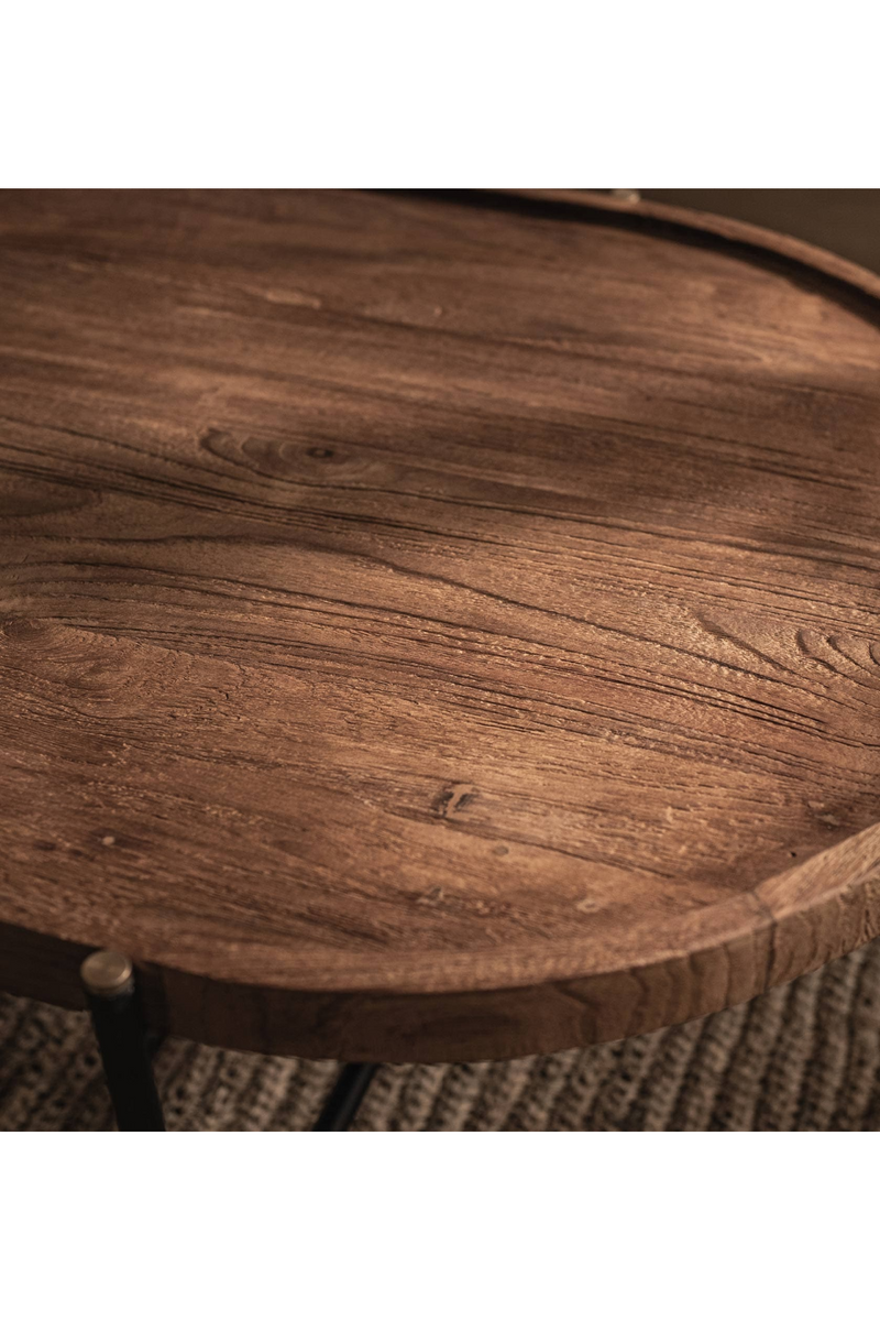Oval Teak Wood Coffee Table | dBodhi Coco | woodfurniture.com