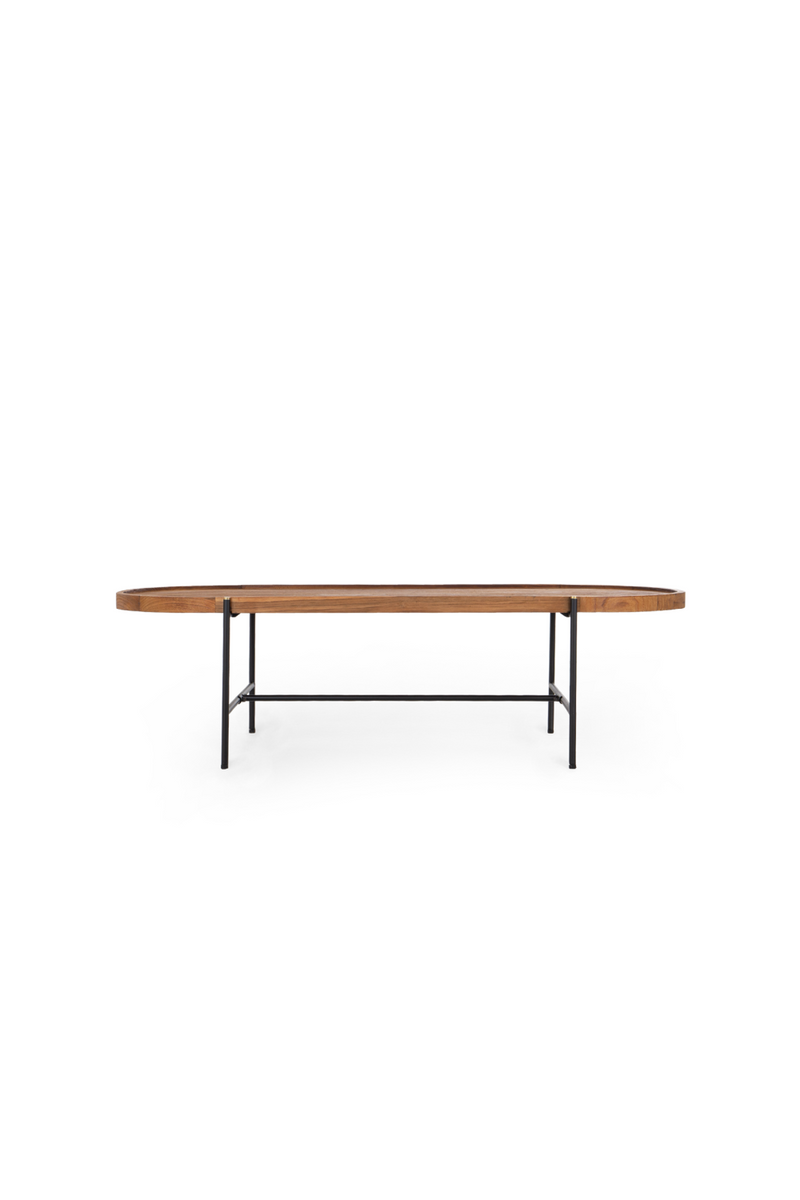Oval Teak Wood Coffee Table | dBodhi Coco | woodfurniture.com