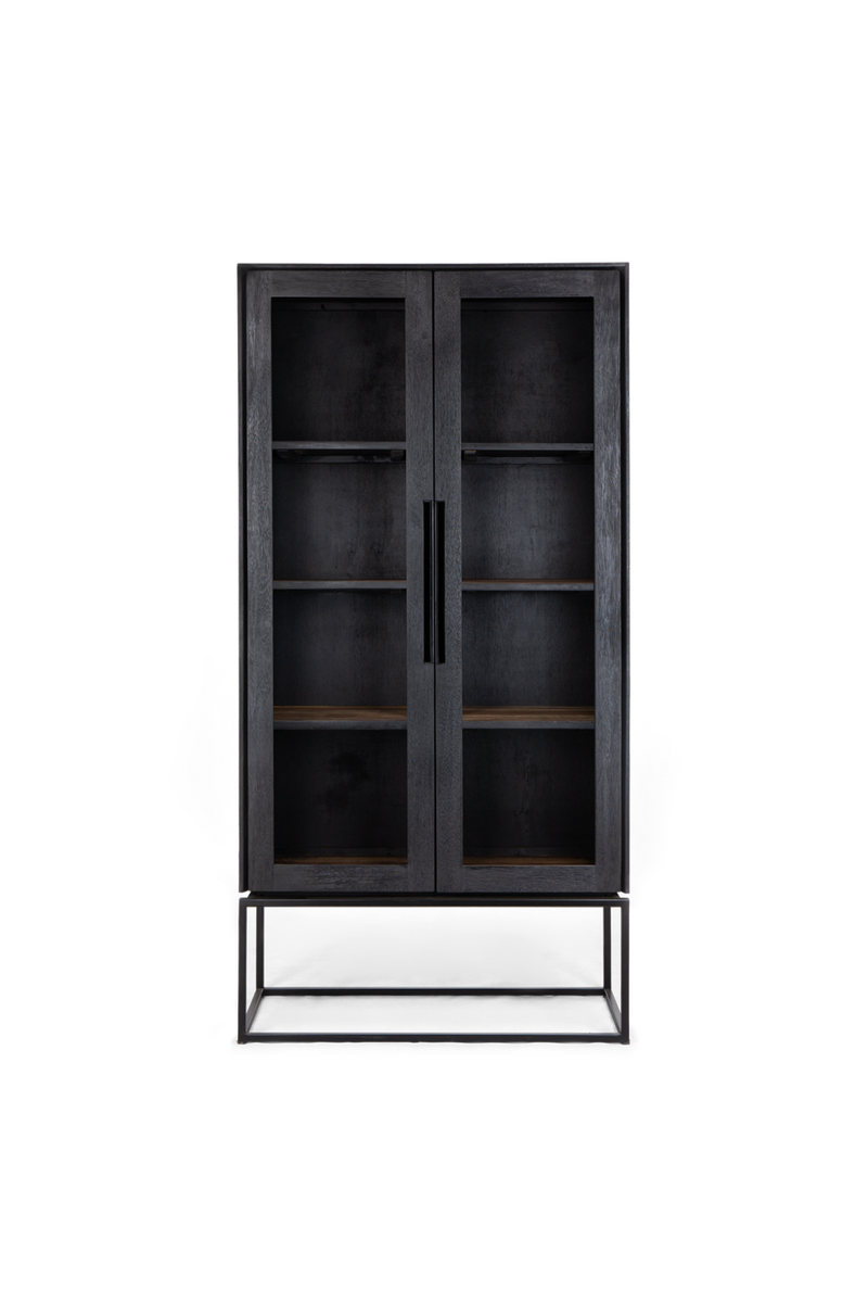 Wooden 2-Glass Door Cabinet | dBodhi Karma | woodfurniture.com