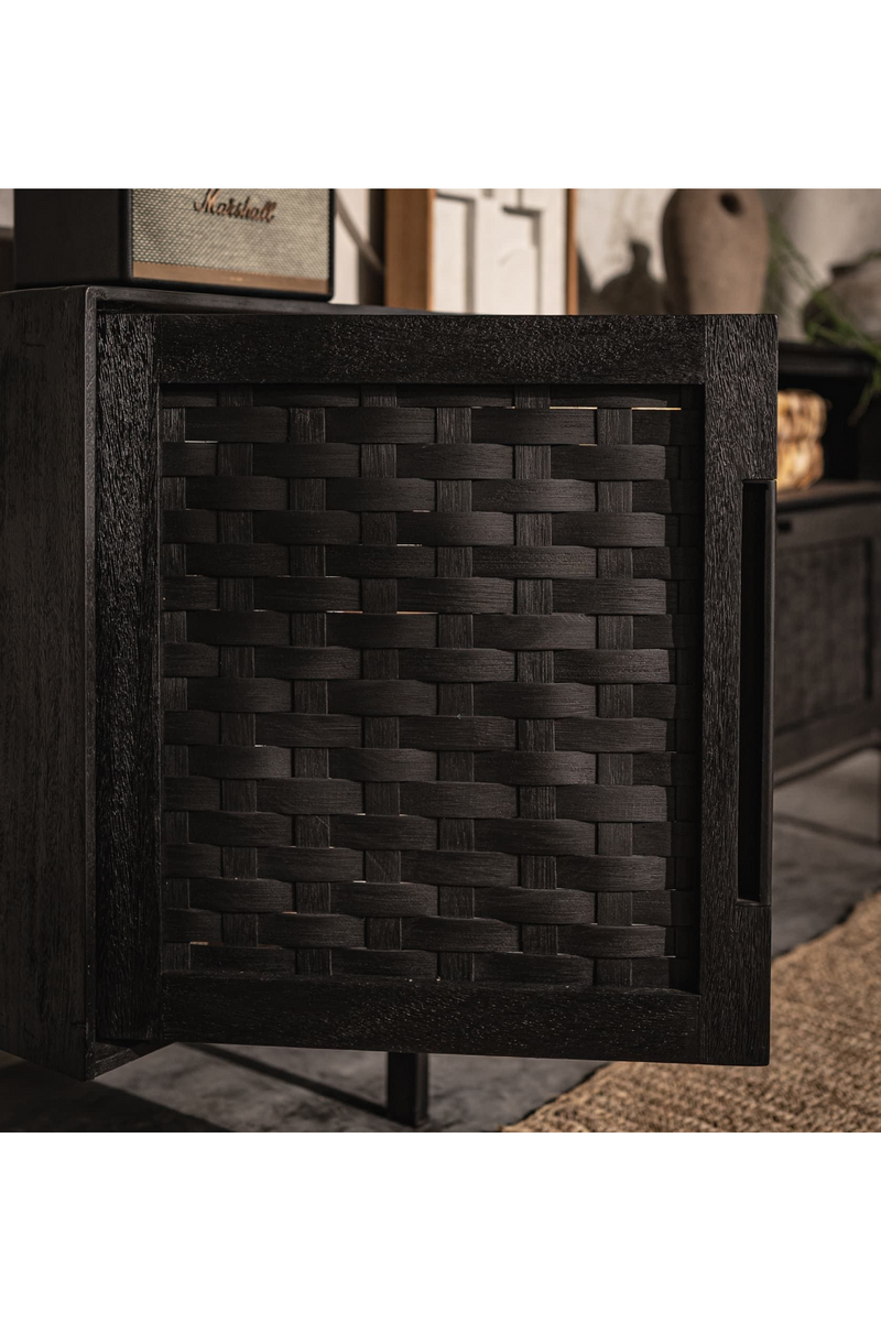 Black Wooden Industrial Low Dresser | dBodhi Karma | woodfurniture.com