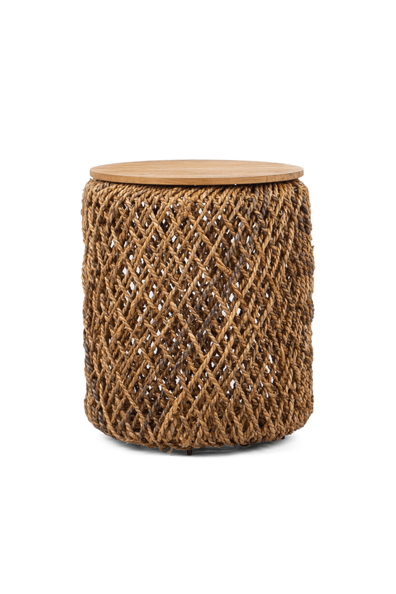 Round Abaca Side Table | dBodhi Knut | Wood Furniture