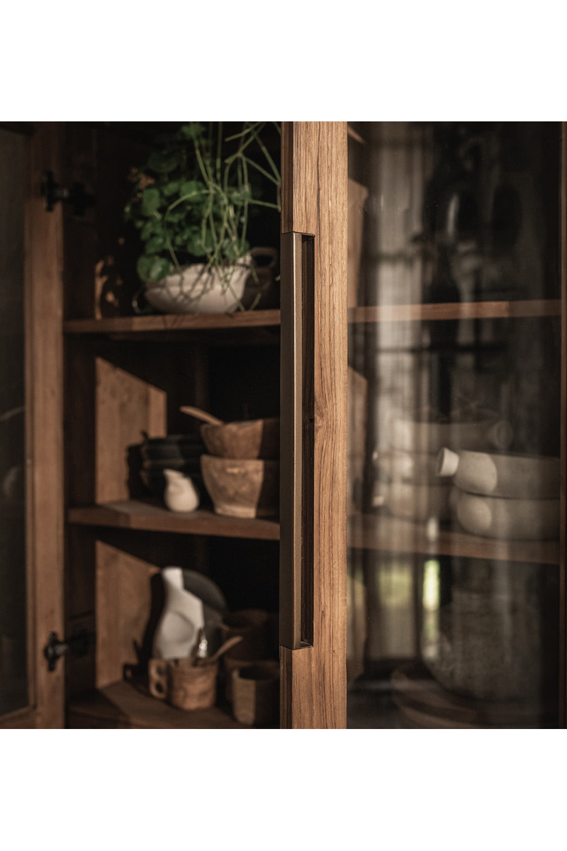 Wooden Cabinet with 2-Glass Doors | dBodhi Karma | Woodfurniture.com