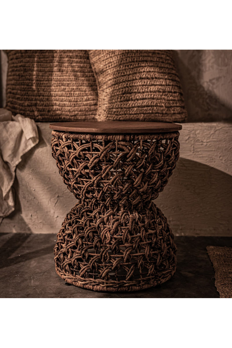 Hourglass Shaped Wooden Stool | dBodhi Rebana Sopran | Woodfurniture.com
