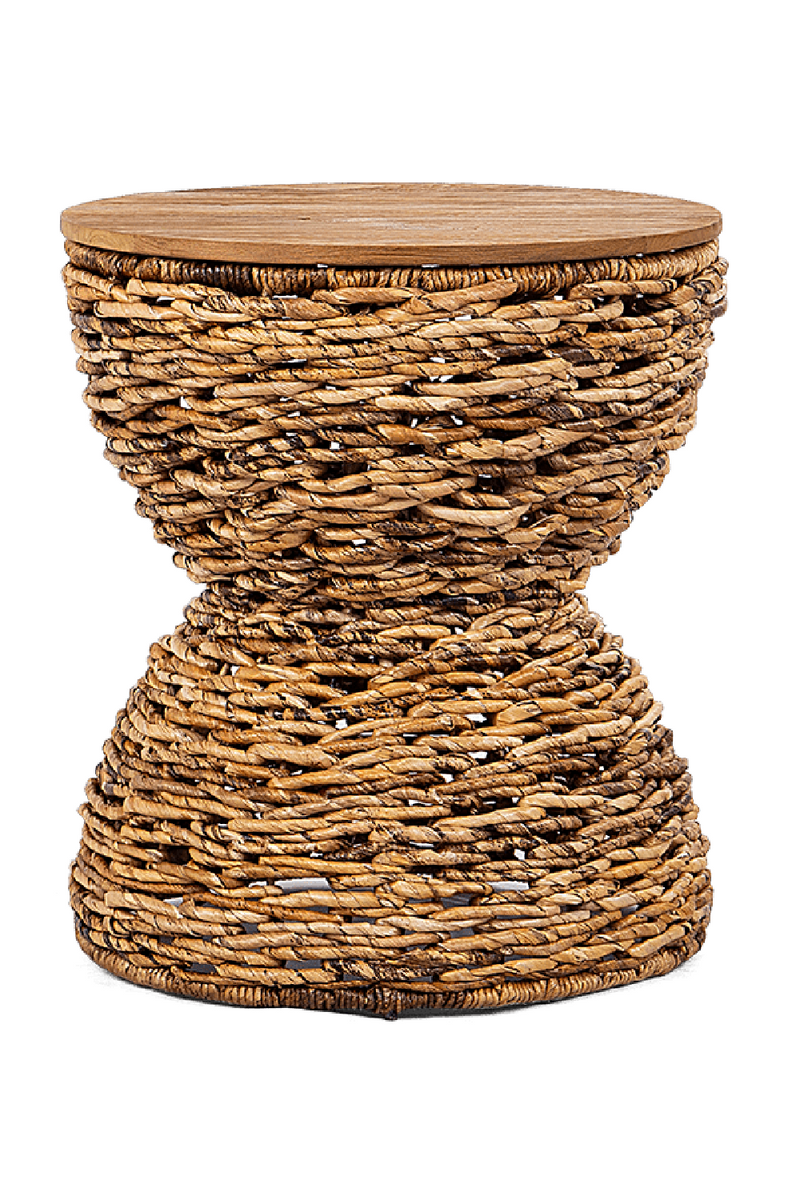 Hourglass Weaved Stool | dBodhi Rebana Alto | Woodfurniture.com