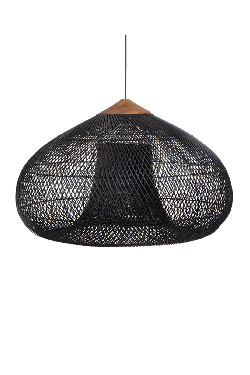 Braided Rattan Hanging Lamp | dBodhi Drum | Woodfurniture.com