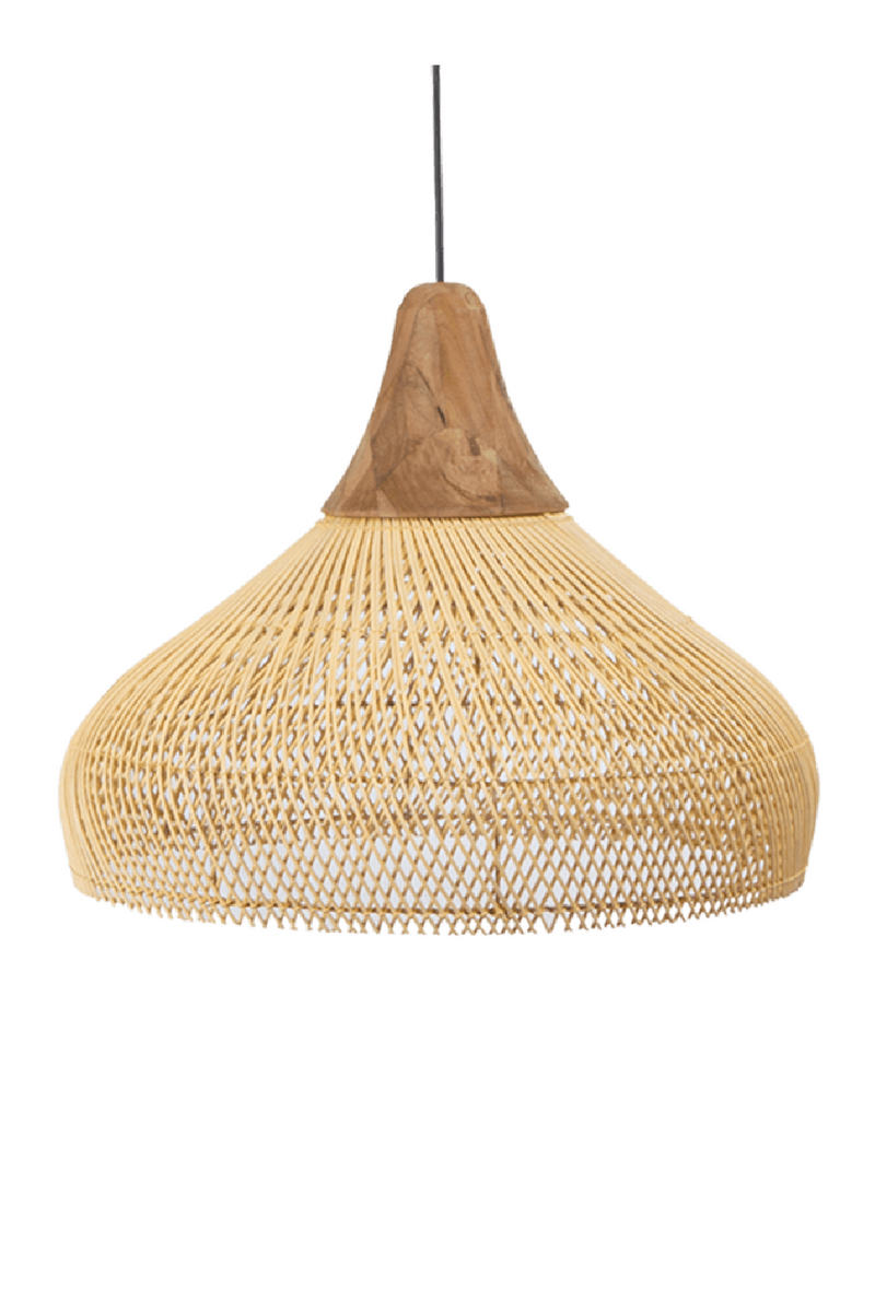 Conical Rattan Braid Hanging Lamp | dBodhi Tuba | Woodfurniture.com