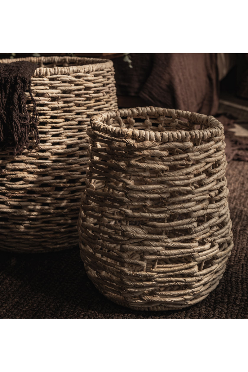 Round Abaca Basket Set (2) | dBodhi Raung | Wood Furniture