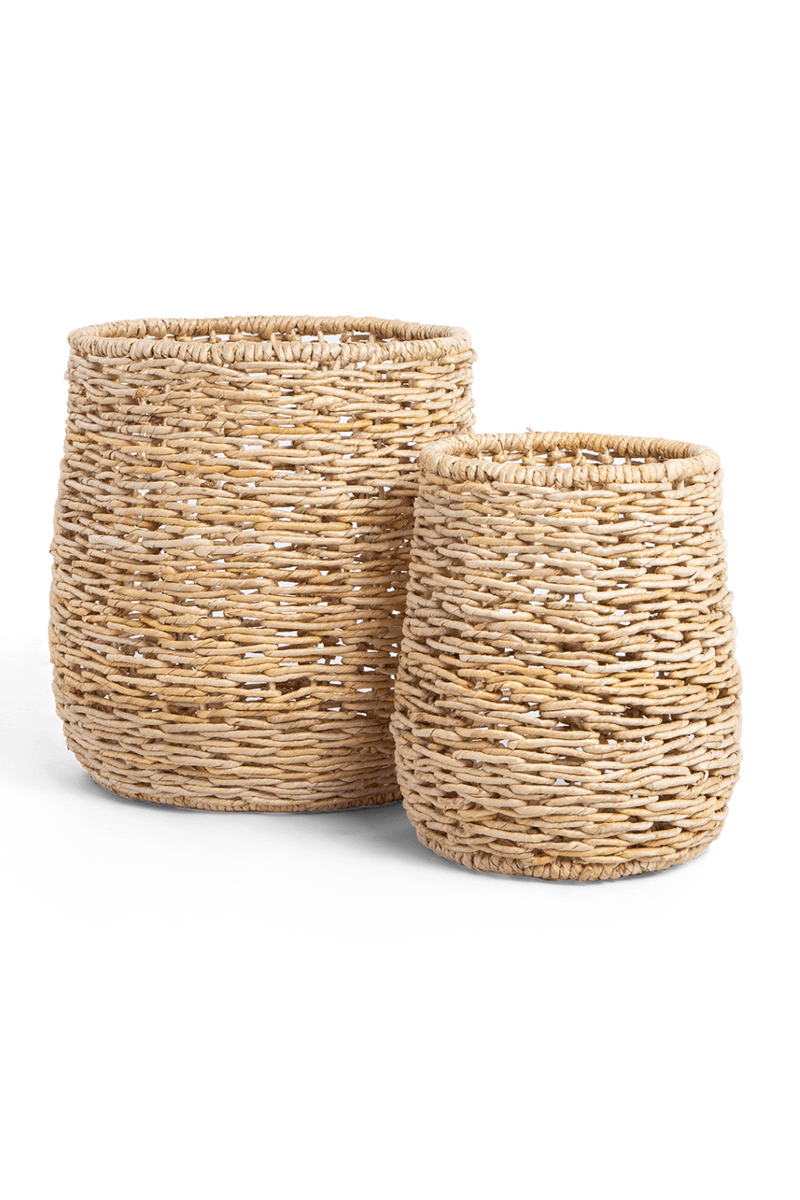 Round Abaca Basket Set (2) | dBodhi Raung | Woodfurniture.com