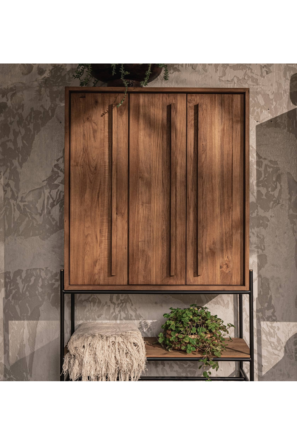 Wooden Cabinet With Lower Rack | dBodhi Outline | Woodfurniture.com