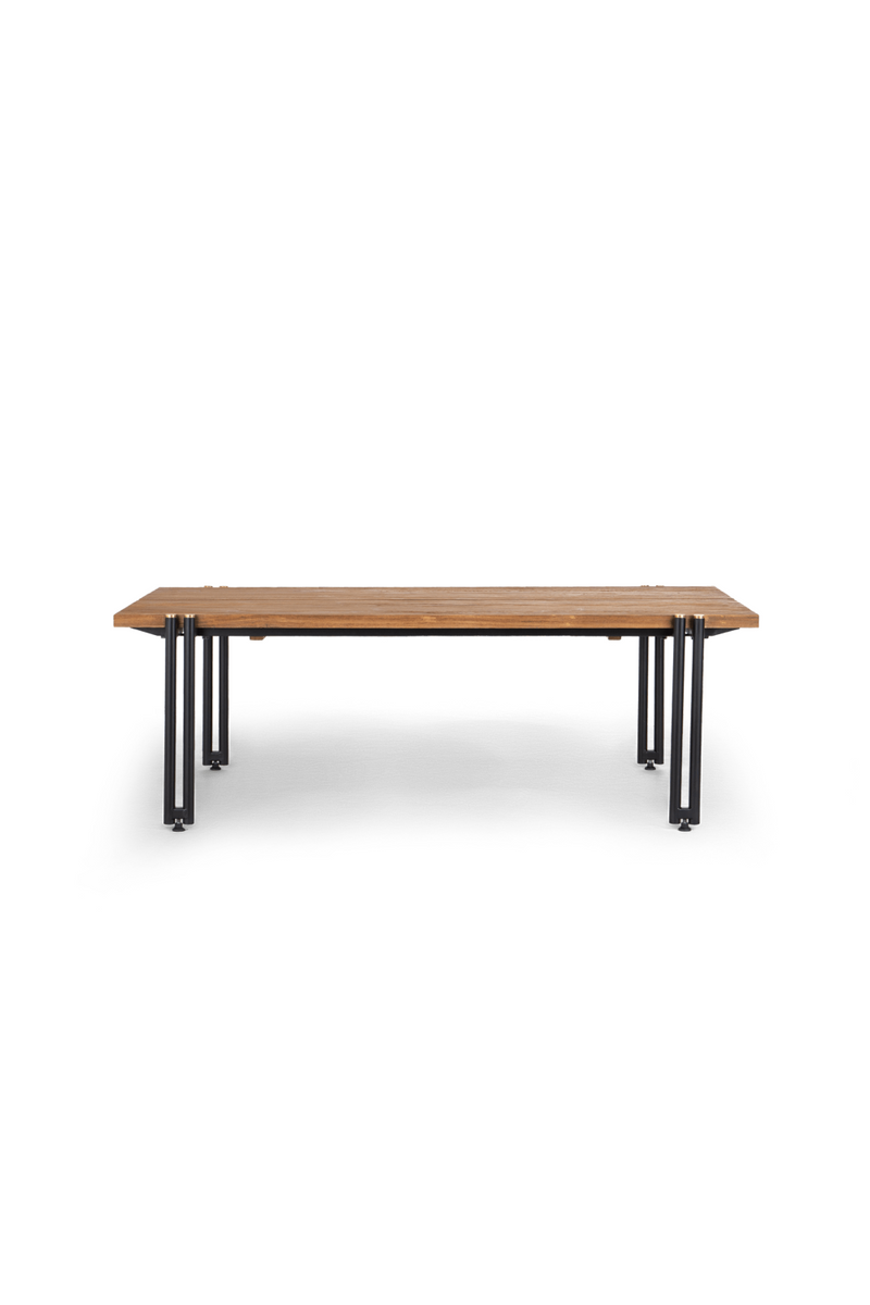 Rectangular Modern Rustic Coffee Table | dBodhi Outline | woodfurniture.com