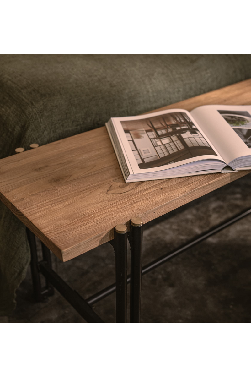 Wooden Industrial Bedroom Bench | dBodhi Outline | Wood Furniture