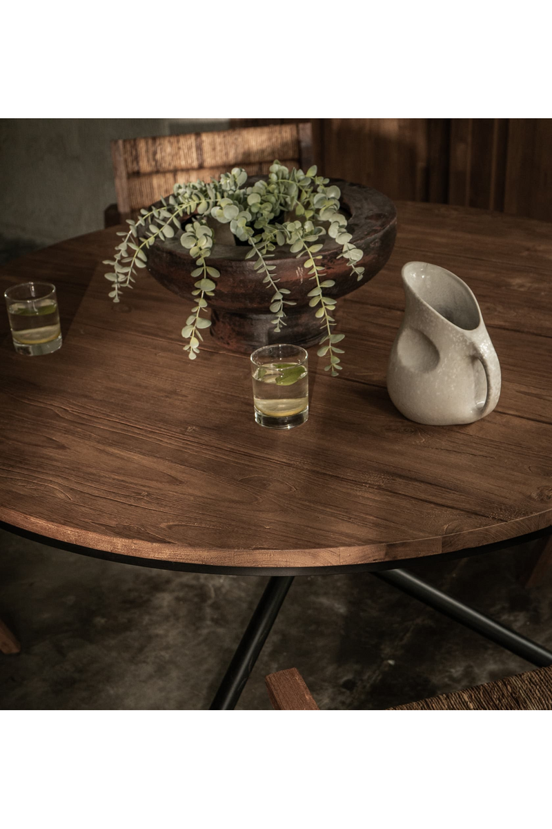 Round Wooden Top Tripod Dining Table | dBodhi Oxo | Woodfurniture.com