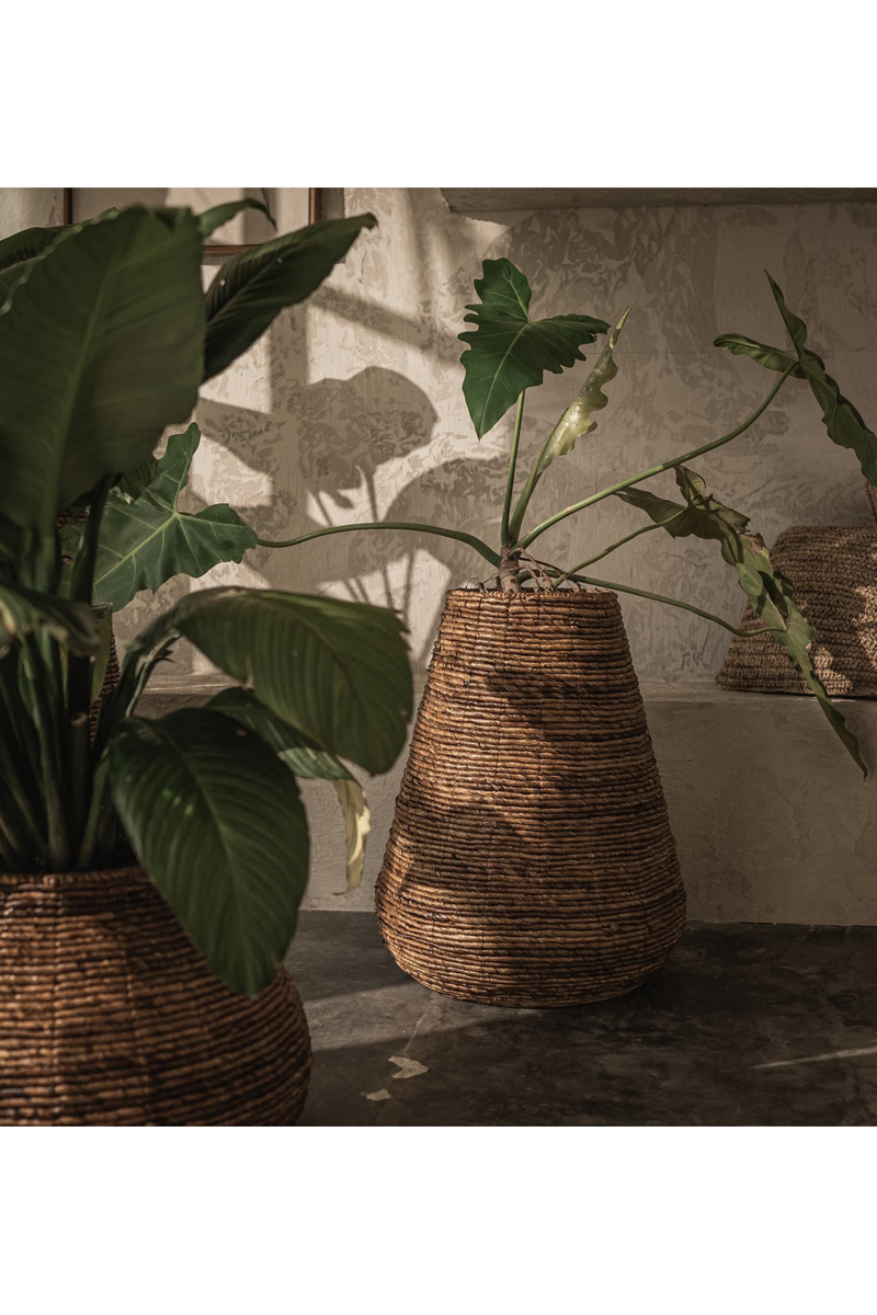 Two-Toned Abaca Basket Planter | dBodhi Java | Woodfurniture.com