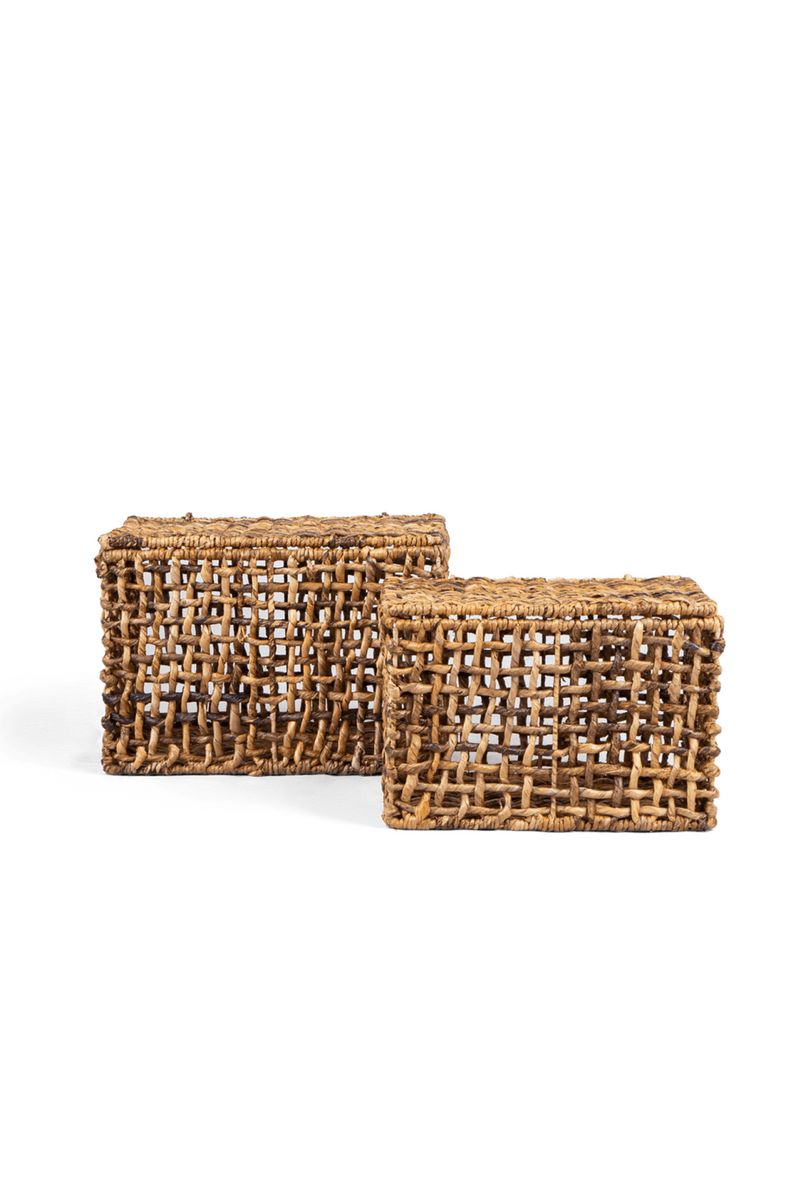 Rectangular Weaved Abaca Basket Set (2) | dBodhi Rinjani | Woodfurniture.com