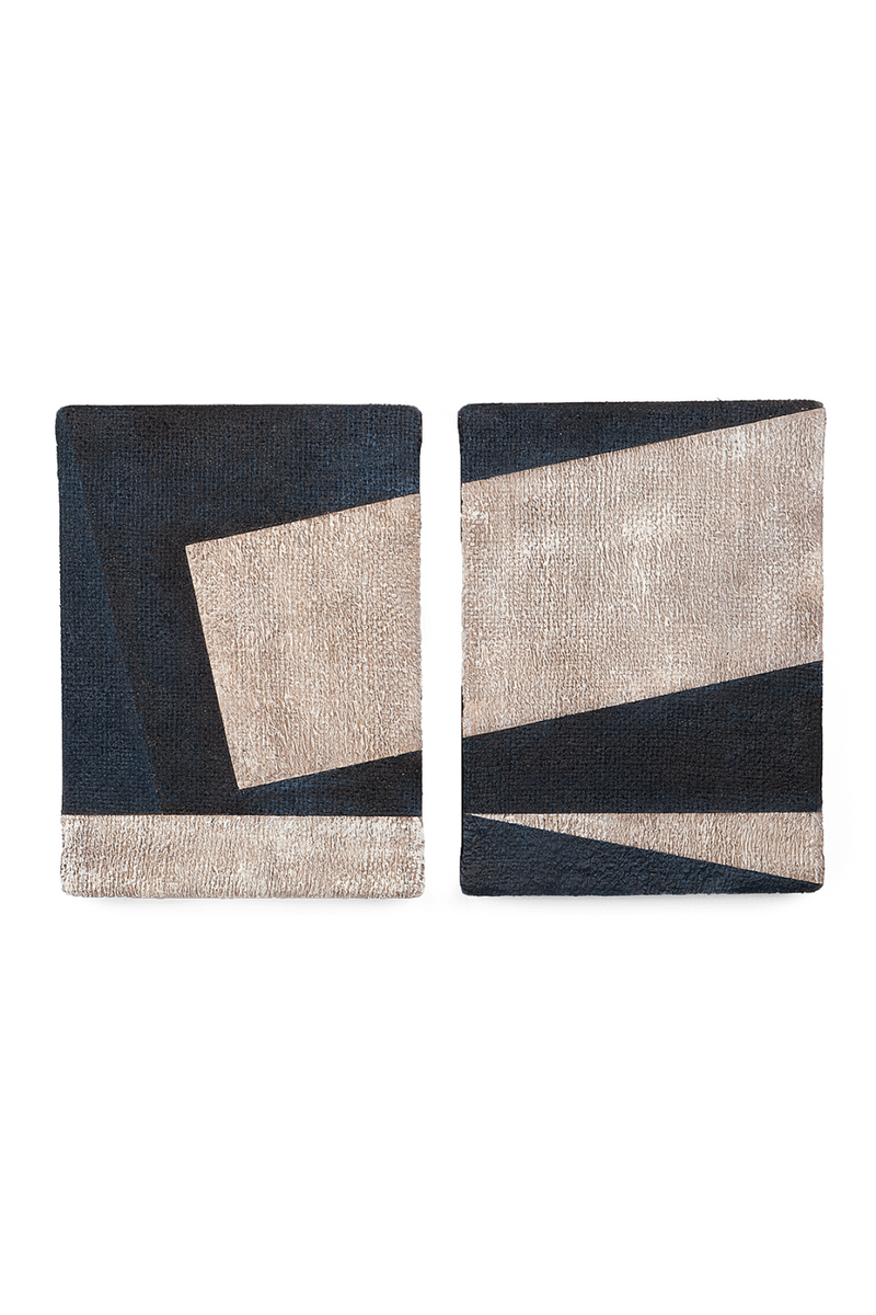 Handpainted Rustic Artwork Set (2) S | dBodhi Sacred - Entreaties | Wood Furniture
