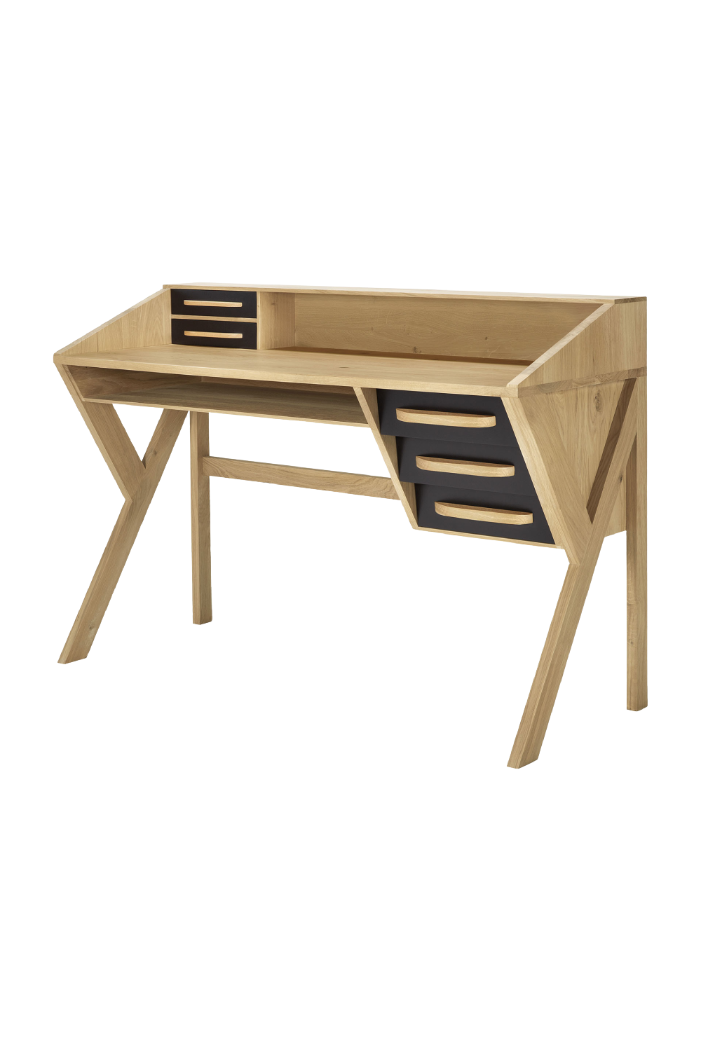 Oak Modern Office Desk | Ethnicraft Origami | Woodfurniture.com