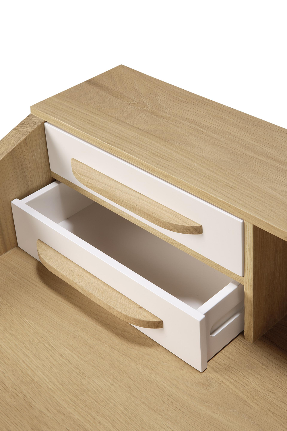 Oak Modern Office Desk | Ethnicraft Origami | Woodfurniture.com