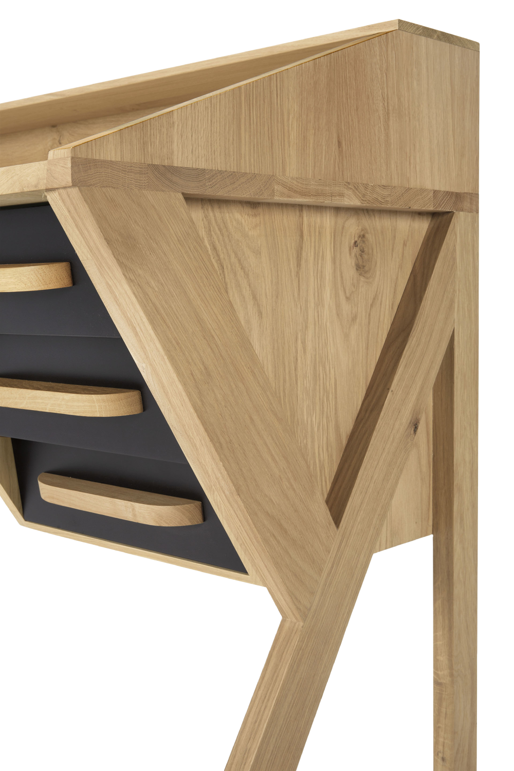 Oak Modern Office Desk | Ethnicraft Origami | Woodfurniture.com