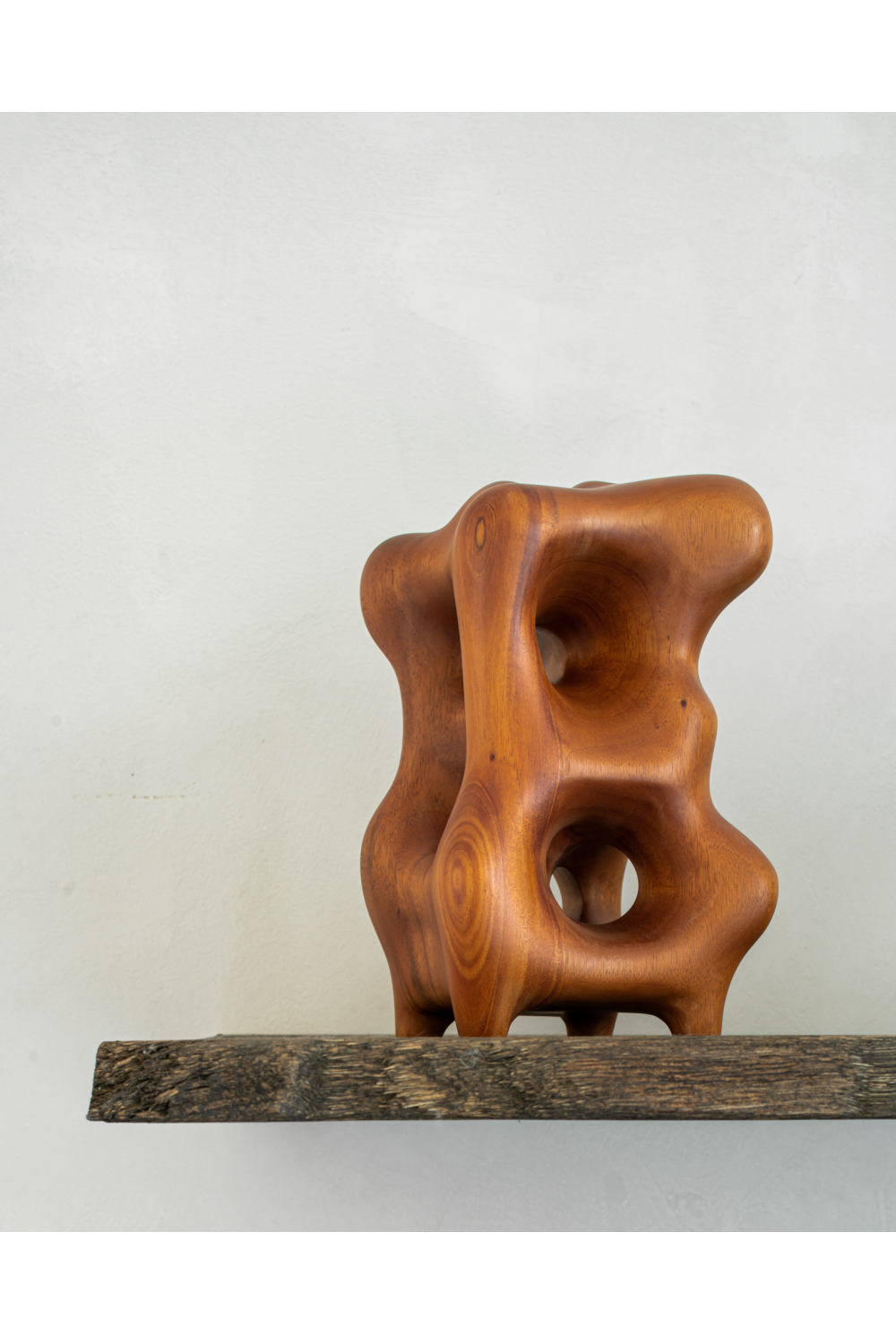 Varnished Sycamore Abstract Sculpture | Ethnicraft Organic | Woodfurniture.com